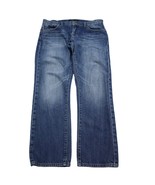 Lucky Brand Jeans Womens 4 Blue Denim Flat Front Sienna Weekender Crop P... - £23.78 GBP