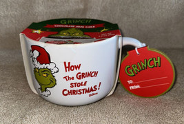Dr. Seuss How The Grinch Stole Christmas Ceramic Coffee Soup Latte Cake Mug New - £17.53 GBP