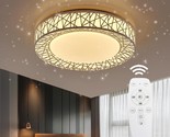 Led Flush Mount Ceiling Light Fixture, 45W 18.9 Inch, Dimmable Led Fixtu... - £87.12 GBP