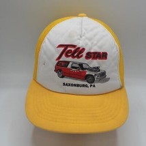 Mesh Snapback Trucker Farmer Hat Tell Star Customs Saxonburg Pennsylvania - £35.08 GBP