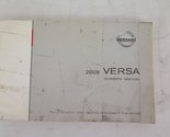 2008 Nissan Versa Owners Manual [Paperback] Nissan - £15.11 GBP