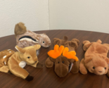 Ty Beanie Babies Woodland Creatures Lot of 4 - $10.84