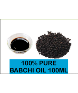 100% PURE - ORGANIC BABCHI OIL - 100ml - Psoralea Corylifolia Bavchi Bak... - $66.22 CAD