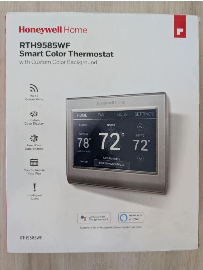 Honeywell Home RTH9585WF Smart Color Thermostat with Custom Color Backgr... - $52.24