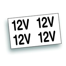 Electrical System 12V Volt Decal Willys Military M37 M38 us army Truck 1... - £7.80 GBP