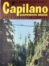 Capilano Suspension Bridge Vintage Travel Guide Canada - $10.05