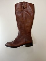 I.N.C. International Concepts Women&#39;s Fawne Leather Cognac Riding Boots ... - $27.10