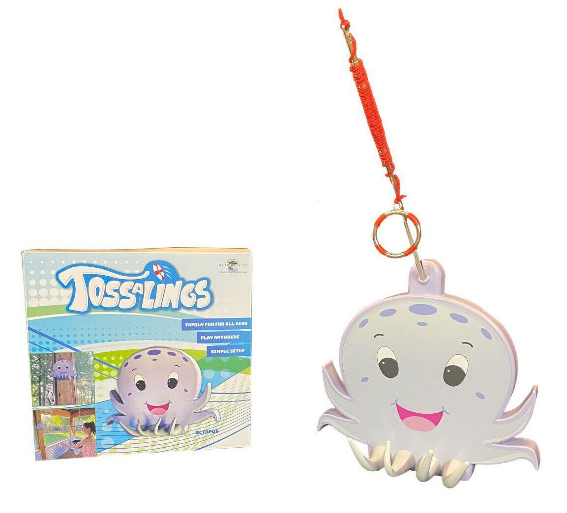 NEW Tossalings Octopus Ring Toss Game w/ 5 ft telescoping pole use in
