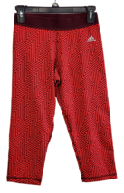 Adidas Donna Tech Fit Maggiore Than Collant Capri, Solred/Granata/Stampa... - £22.17 GBP