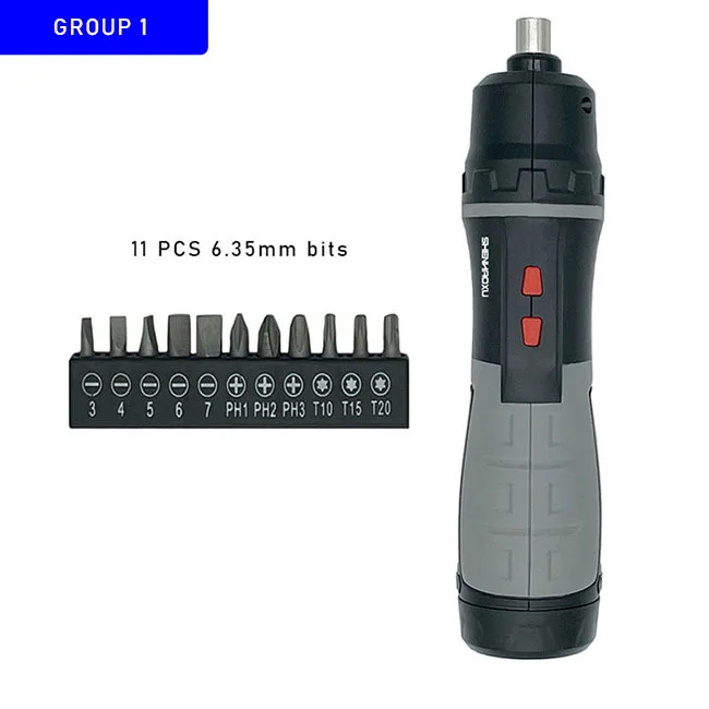 New Electric Screwdriver Battery Operated Cordless Screw Driver Drill Tool Set B - £179.45 GBP