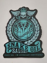 Snake Oil Salesman Trust Me, I&#39;m Apothecary Certifiable Sticker Decal Multicolor - £1.83 GBP