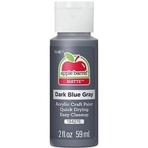 Apple Barrel Acrylic Paint Dark Blue Gray 2 fl oz Classic Matte Acrylic ... - $1.82