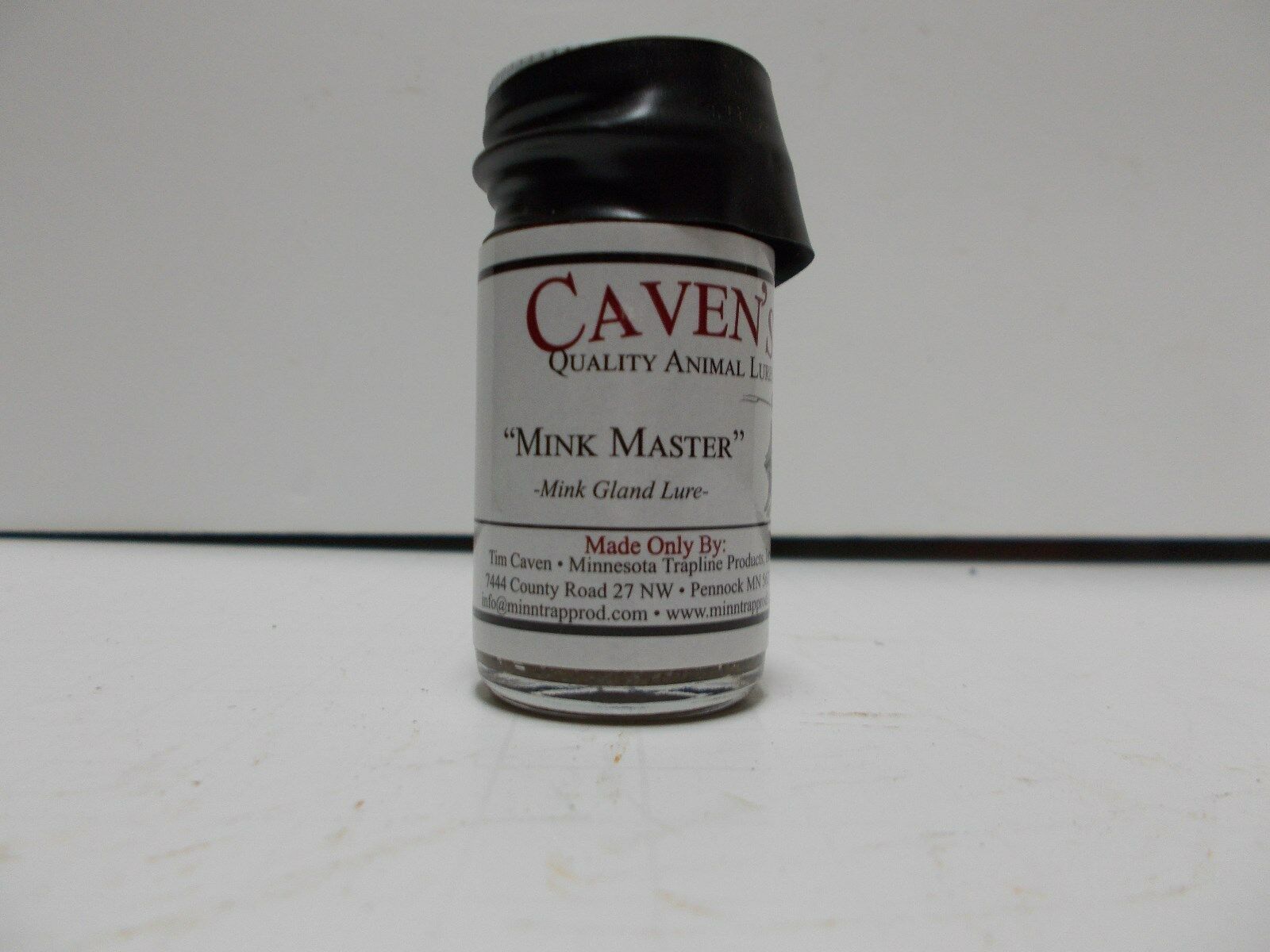 Cavens Mink Master Mink Gland Lure 1 oz (Trapping Supplies Trapping Lures) - $13.92