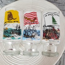 National Flag Foundation 1970s Vintage Collector&#39;s Drinking Glasses Series V  - $35.63