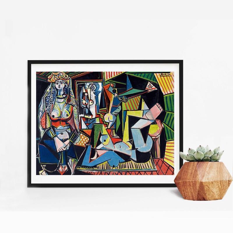 Women Of Algiers HQ Canvas Print Picasso Wall Art FRAME AVAILABLE