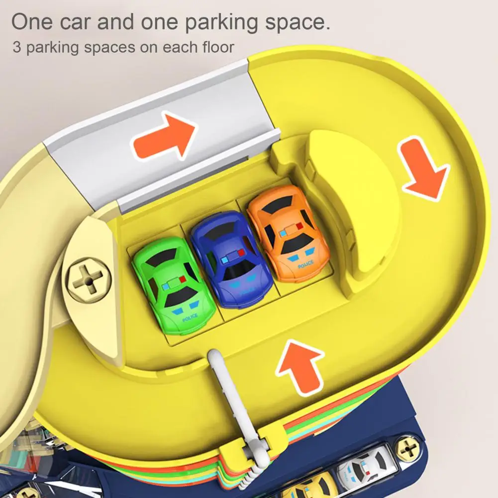 1 Set Safe Electric Rail Car Fall Resistant Track Car Park Toys Simulation Scene - £18.11 GBP+