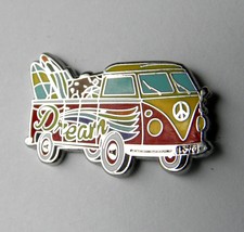 Vw Bus Car Hippie Surfer Minibus Lapel Pin Badge 1 Inch - £4.50 GBP