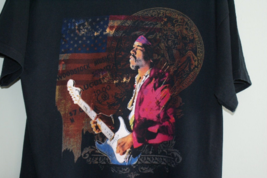 Jimi Hendrix shirt, Jimi Hendrix United States flag t-shirt, Vintage Ban... - £43.52 GBP