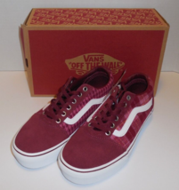 Vans Ward Platform Casual Women&#39;s Size 9 Sneakers Shoes Plaid Mix Port Red New - £39.52 GBP