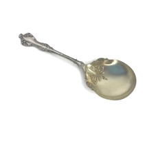 1906 Rogers Crest Casserole Silverplated Berry Spoon Gilded Bowl Art Nouveau 9&quot; - £20.04 GBP
