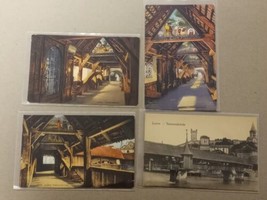 Vintage Luzern Switzerland Totentanzbrucke Postcards Inneras Der  Spreue... - £14.69 GBP