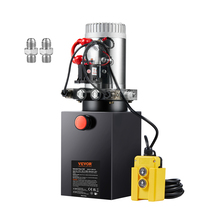 VEVOR Hydraulic Pump, 6 Quart Hydraulic Power Unit, Double Acting, DC 12V - €162,75 EUR