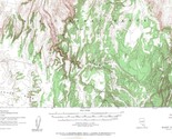Silent Canyon Quadrangle Nevada 1952 Map Vintage USGS 15 Minute Topographic - $16.89