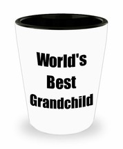 Grandchild Shot Glass Worlds Best Funny Gift Idea For Liquor Lover Alcohol 1.5oz - £10.31 GBP