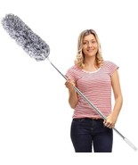 DELUX Microfiber Feather Duster Extendable Cobweb Duster with 100 inches... - £12.70 GBP