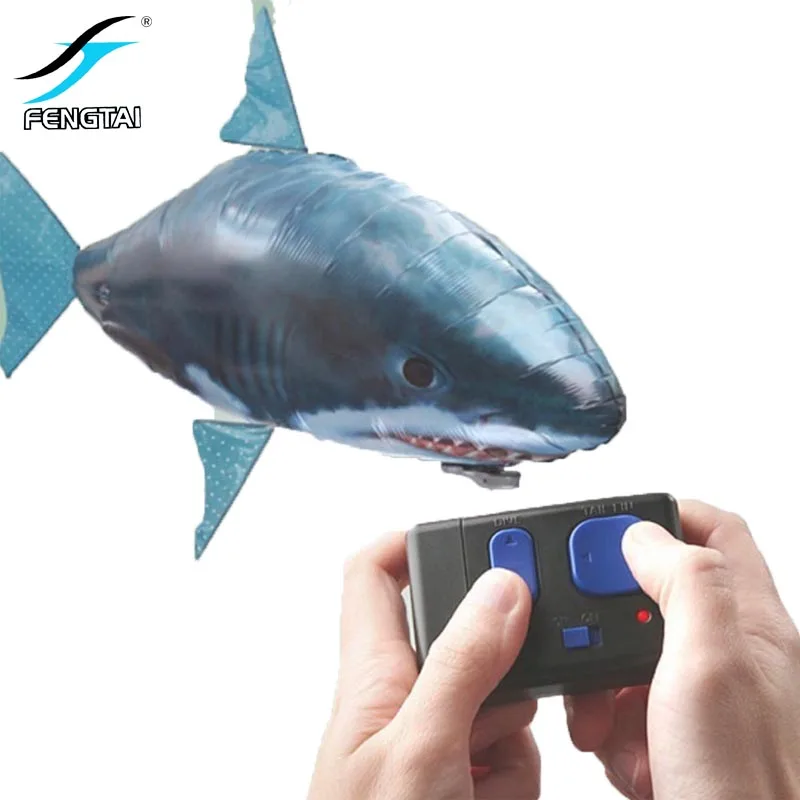 RC Flying UFO Remot Control Air Shark Recharge Helium Balloon Toy Party Ba - £19.16 GBP+