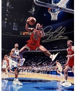 DENNIS RODMAN Autograph SIGNED Chicago BULLS 8&quot; x 10&quot; PHOTO JSA CERTIFIED  - $89.99