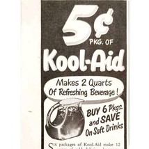 1952 Kool Aid Soft Drink Packages Beverage Advertisement Juice Drink HM2B - $19.99