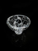 Lalique Verone Crystal Clear Vase 11" Diameter by 7.5" Tall  18 pounds image 6