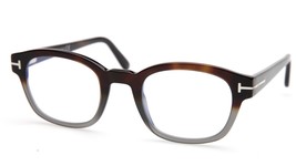 NEW TOM FORD TF5808-B 055 Brown Grey Eyeglasses Frame 49-23-145mm B40mm Italy - £141.59 GBP