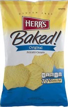 Herr&#39;s Baked Potato Crisps- Original (4 Bags) - £29.39 GBP