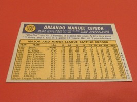 1970 TOPPS   ORLANDO  CEPEDA #555  BRAVES  BASEBALL   NM /  MINT  OR  BE... - £47.18 GBP