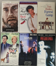 VHS Set Of Tom Hanks Cast Away The Man With One Red Shoe Forrest Gump Sl... - $19.79