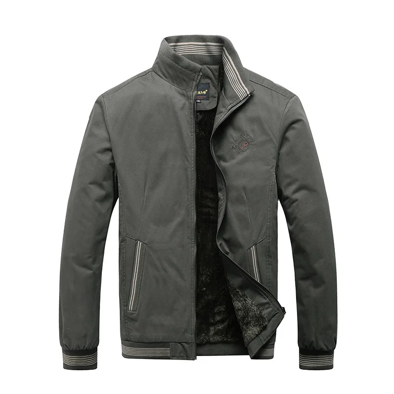 Men Jackets Outdoor Winter Coat  Velvet Thick Warm Jacket Men Youth Large Size 5 - £165.67 GBP
