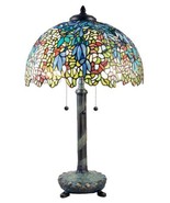 Table Lamp DALE TIFFANY JACQUES LABURNUM Dome Shade 3-Light Copper-Foile... - £1,288.45 GBP