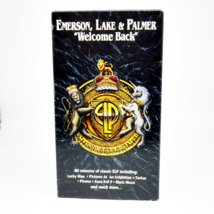 Emerson, Lake &amp; Palmer - Welcome Back (VHS, 1992) Great Condition - $110.53 MXN