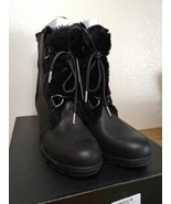 Sorel Joan of Archtic Wedge II Lux Black Noir Boots Size 10.5 Womens NEW... - $79.15