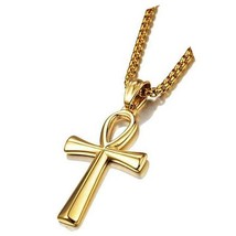 Stainless Steel Ancient Egyptian Coptic Ankh Cross - £66.66 GBP