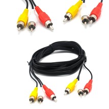 Rca 10Ft Audio/Video Composite Cable Dvd/Vcr/Sat Yellow/White/Red Connec... - £10.96 GBP