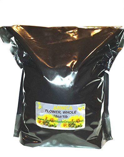 Arnica Flowers Whole Dried Herb - 1 lb - Make Your own Muscle Salve!