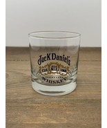 Jack Daniels Lowball Whiskey Glass Weighted Bottom Old No 7 Barware Exce... - €18,87 EUR