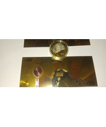 UK GOLDEN COIN AND NOTES/CORONATION &amp; DEATH OF A MONARCH/ CERTIFIED /FR SH - $475.79 MXN