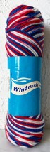 Brunswick Windrush Ombre Orlon Acrylic Yarn - 1 Skein USA Red White Blue... - $8.50