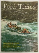 Ford Times Magazine July 1968 Convertibles For Summer Fun Club Wagon Eco... - $9.89