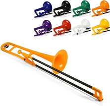 Instrument Plastic Trombone For Students With Bb Authentic, And Carrying Bag - £203.77 GBP