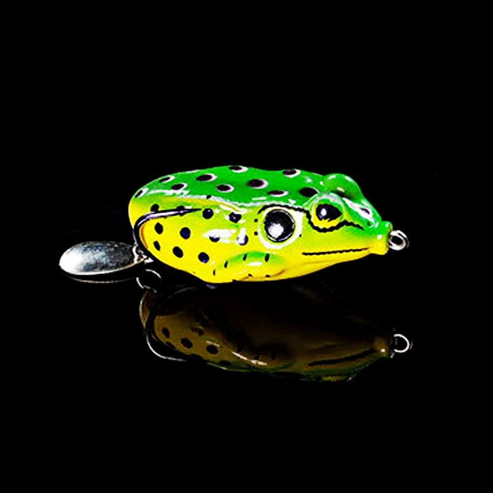 QXO 11g Frog Silicone Bait Fishing Soft Lure Spinner Squid Thunder Frog Jig Spoo - £46.77 GBP